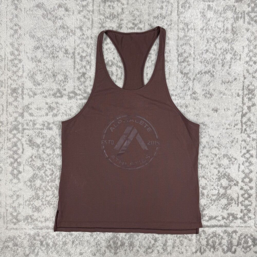 Alphalete Athletic Tank Top Mens Racerback Workout Training Size Medium